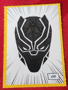 Loblaws Marvel Sticker - 05 Black Panther - MAKE A BUNDLE!!